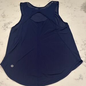 lululemon athletica Deep Blue Tank Top